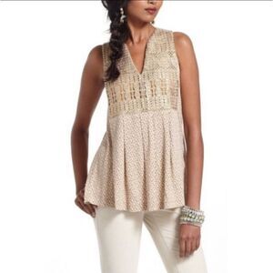 Anthropologie Tiny Ardita Crochet Tank Top Size XS